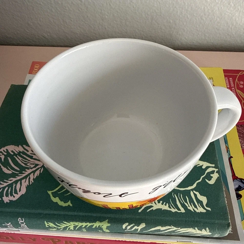 24oz Gilmore Girls Ceramic Soup Mug with Luke's Logo - Perfect for Soup & Coffee - Picture 3 of 4